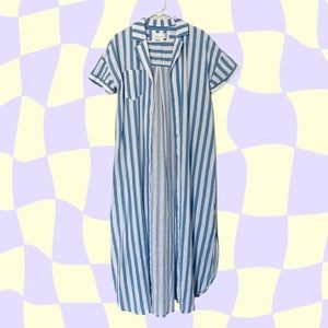 Anthropologie striped duster
